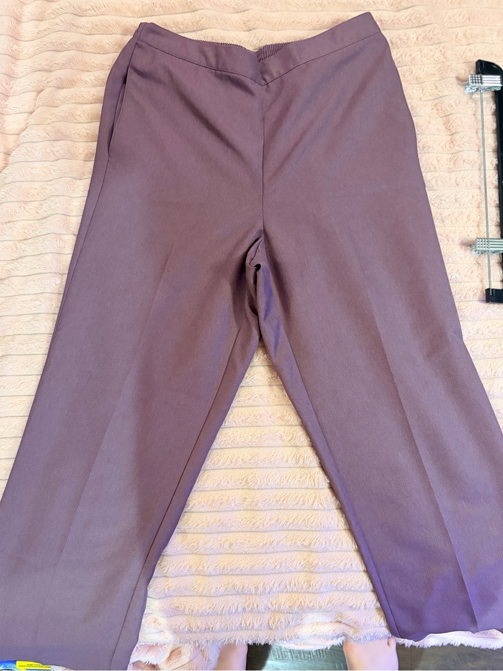 Alfred Dunner Mauve Straight-Leg Trousers